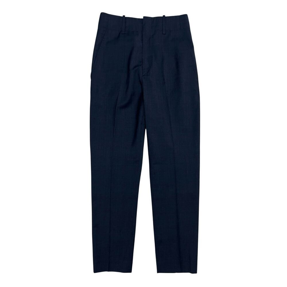Isabel Marant Navy High-Waist Tailored Trousers